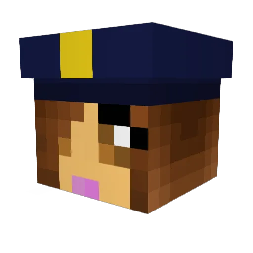 Michaelakmk Minecraft avatar head, 3D render