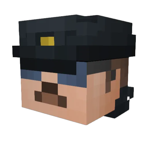 Michaelbarn1 Minecraft avatar head, 3D render