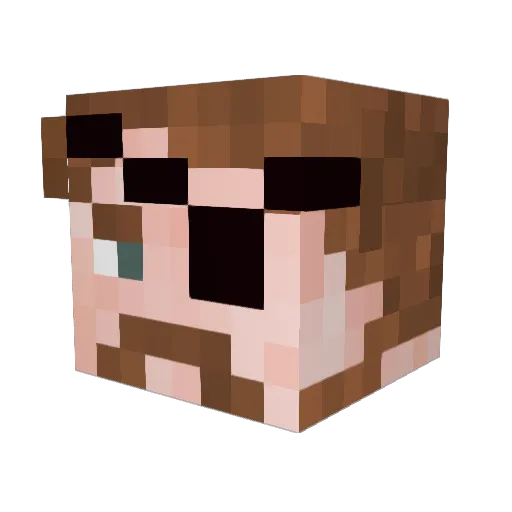 Michaelo99 Minecraft avatar head, 3D render