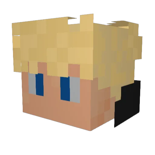 Michaelthe4th Minecraft avatar head, 3D render