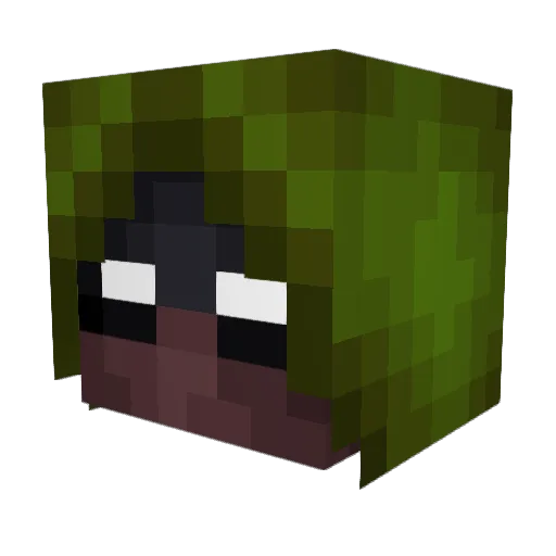 MichailU12 Minecraft avatar head, 3D render