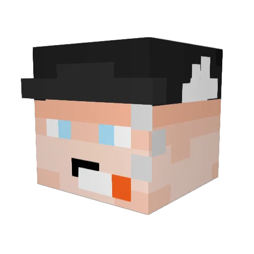 Michail_Dyzel Minecraft avatar head, 3D render