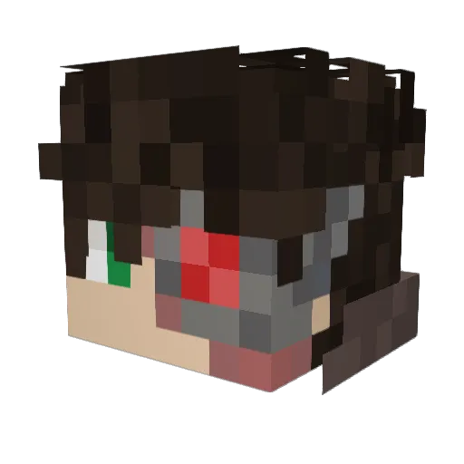 Michal_Lee Minecraft avatar head, 3D render