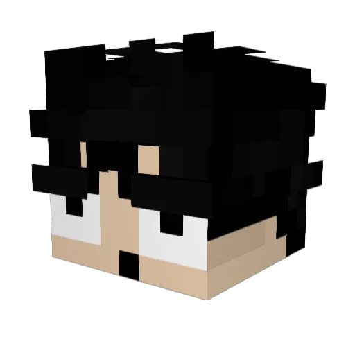 MichalosEN Minecraft avatar head, 3D render