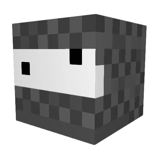 Michalowski10 Minecraft avatar head, 3D render