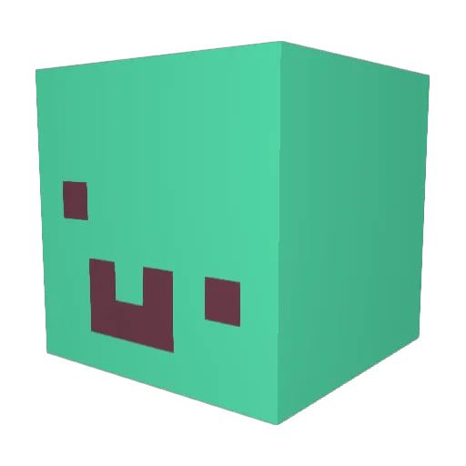Michanu96 Minecraft avatar head, 3D render