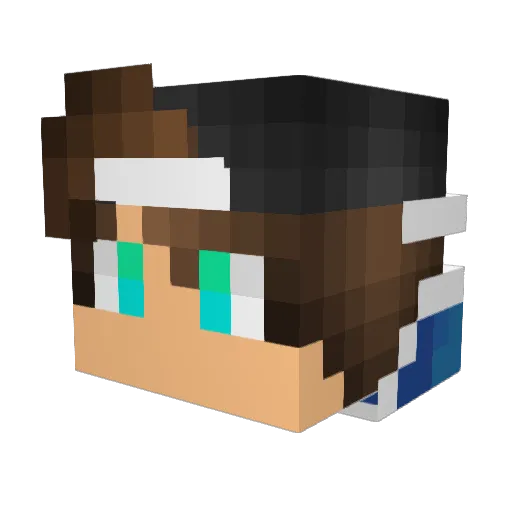 Michash05 Minecraft avatar head, 3D render