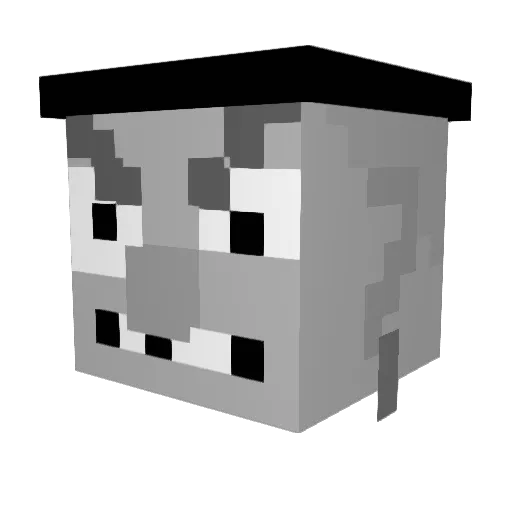 MicheaIMyers Minecraft avatar head, 3D render