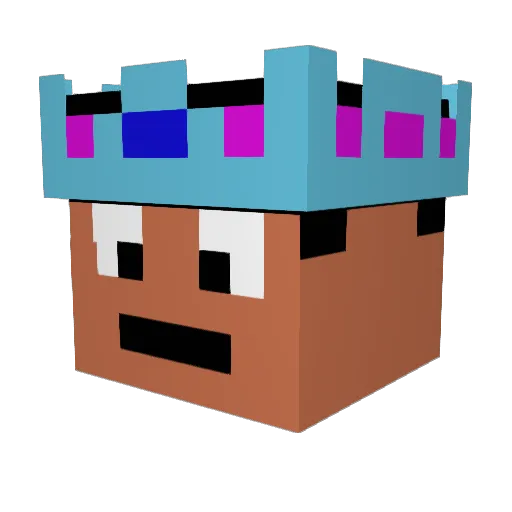 Michealhenry1 Minecraft avatar head, 3D render