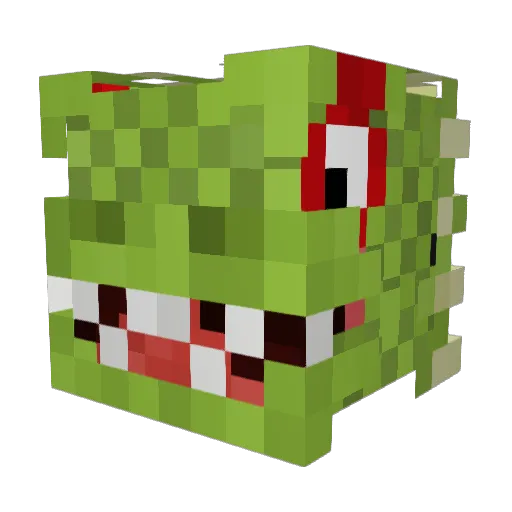 Michel_bg Minecraft avatar head, 3D render