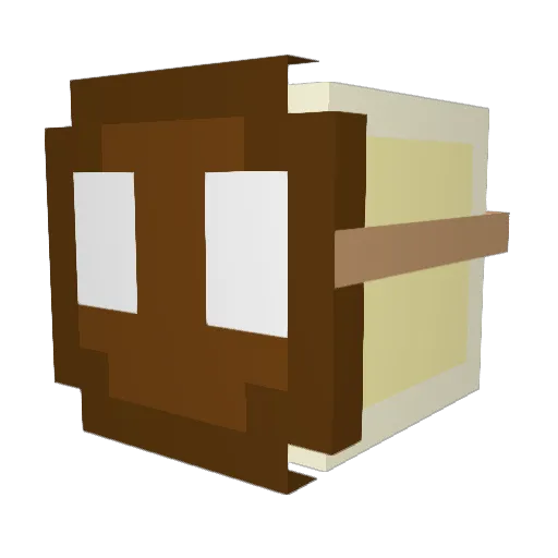 Michel_guacamo Minecraft avatar head, 3D render