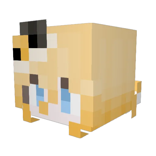 Michele_Li Minecraft avatar head, 3D render