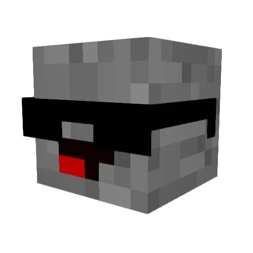 Michelinman17 Minecraft avatar head, 3D render
