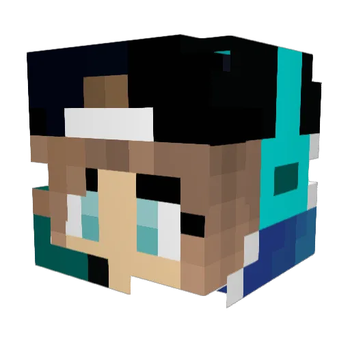 Michello21 Minecraft avatar head, 3D render