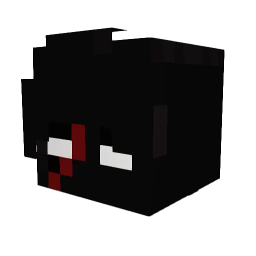 Michi123453 Minecraft avatar head, 3D render