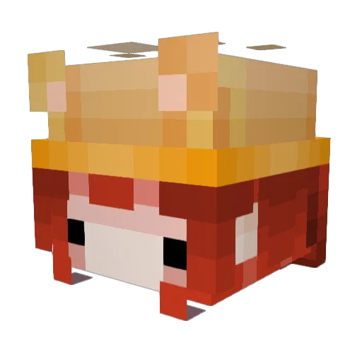 MichiMochi_ Minecraft avatar head, 3D render