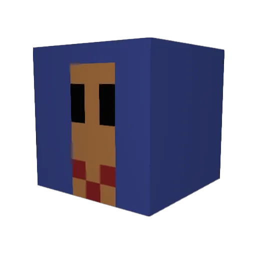 Michi_Ist_Fett Minecraft avatar head, 3D render
