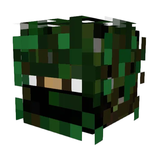 Michill12 Minecraft avatar head, 3D render
