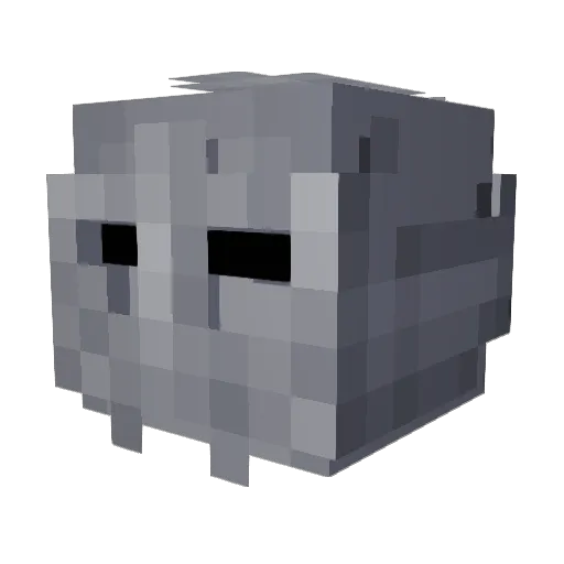 Michinom Minecraft avatar head, 3D render