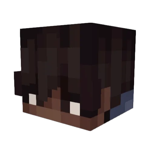 Micho79 Minecraft avatar head, 3D render