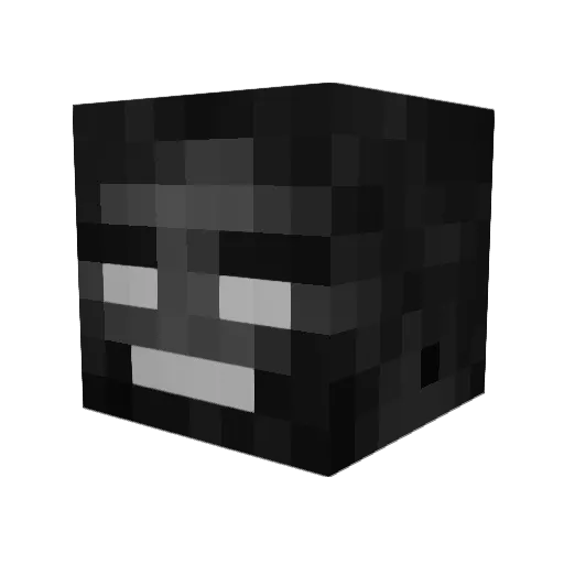 Michooy Minecraft avatar head, 3D render