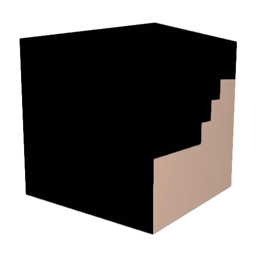 MichyMoo123 Minecraft avatar head, 3D render