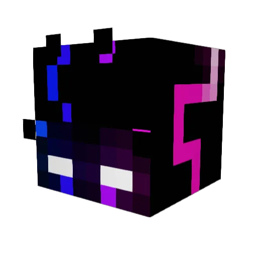 Mici_69 Minecraft avatar head, 3D render