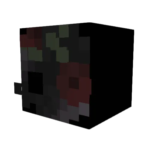 Mick1175 Minecraft avatar head, 3D render