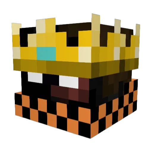 Mick_ig Minecraft avatar head, 3D render