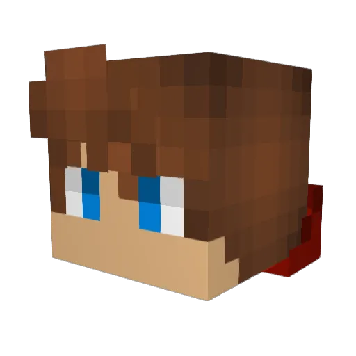 Mick_o_O Minecraft avatar head, 3D render