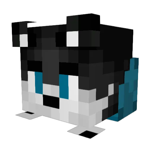 MickaTimber Minecraft avatar head, 3D render