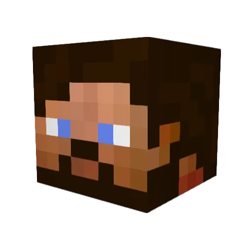 Mickey0919 Minecraft avatar head, 3D render