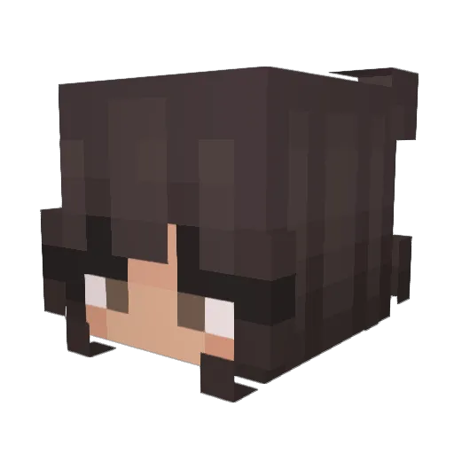 MickeyHickey Minecraft avatar head, 3D render