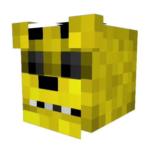MickeyMoult Minecraft avatar head, 3D render