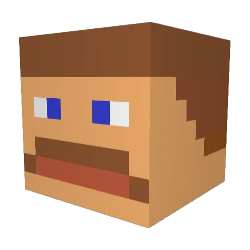 MickeyThaMouse21 Minecraft avatar head, 3D render