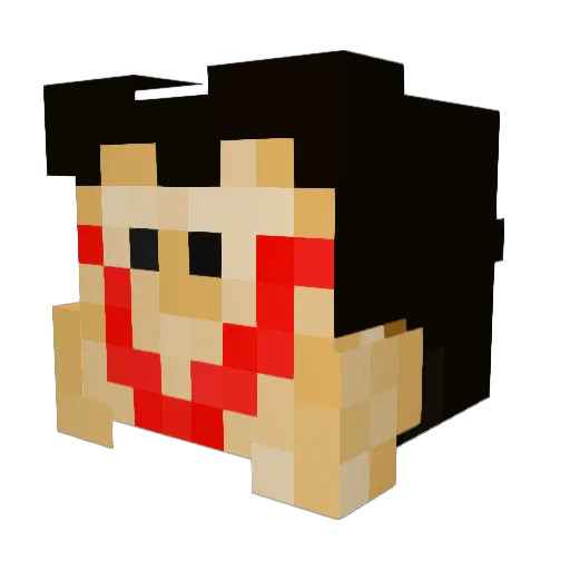 MickeyTheDog49 Minecraft avatar head, 3D render