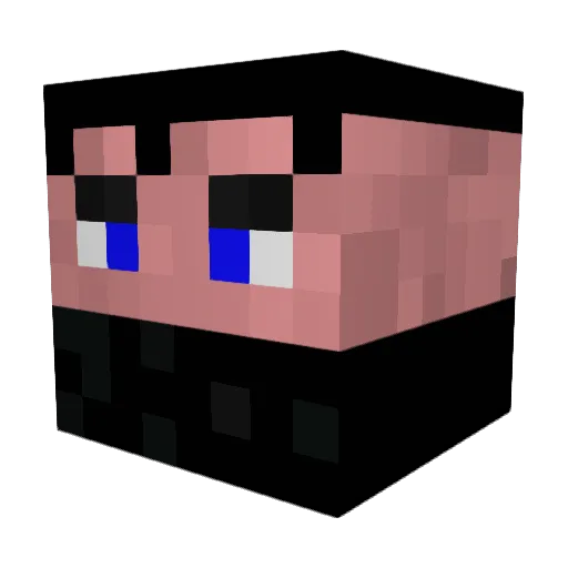Mickeymouse32555 Minecraft avatar head, 3D render