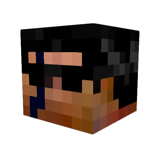 Micko_45 Minecraft avatar head, 3D render