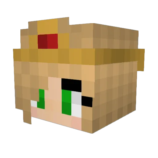 Micksen5 Minecraft avatar head, 3D render