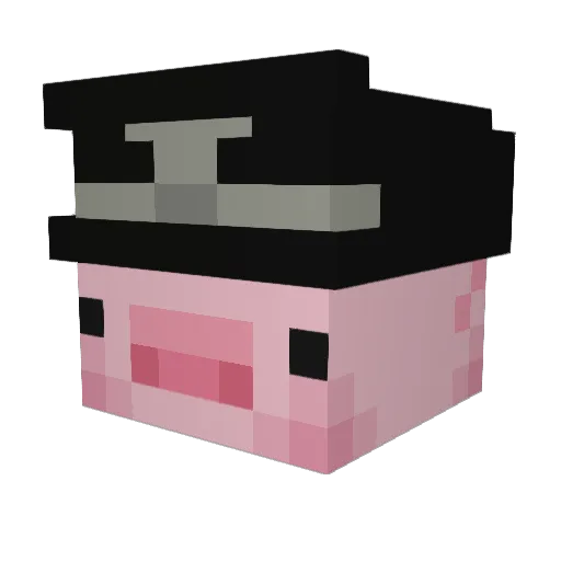 Mickster101 Minecraft avatar head, 3D render