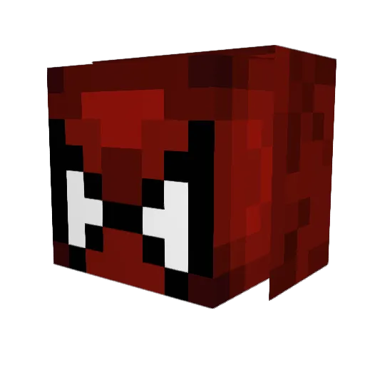 Micky25 Minecraft avatar head, 3D render