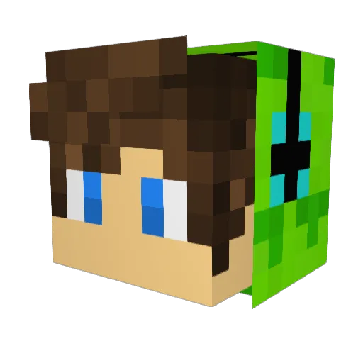 Micky_35 Minecraft avatar head, 3D render