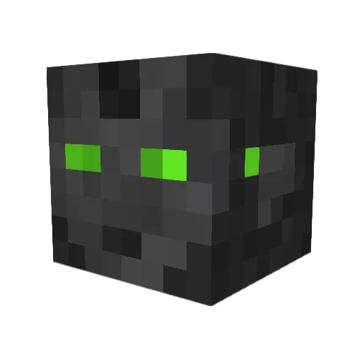 Mickyfubu Minecraft avatar head, 3D render