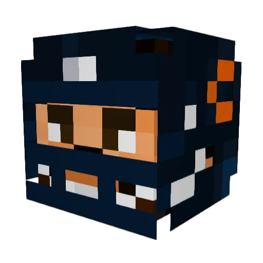 Micr0_Mike Minecraft avatar head, 3D render