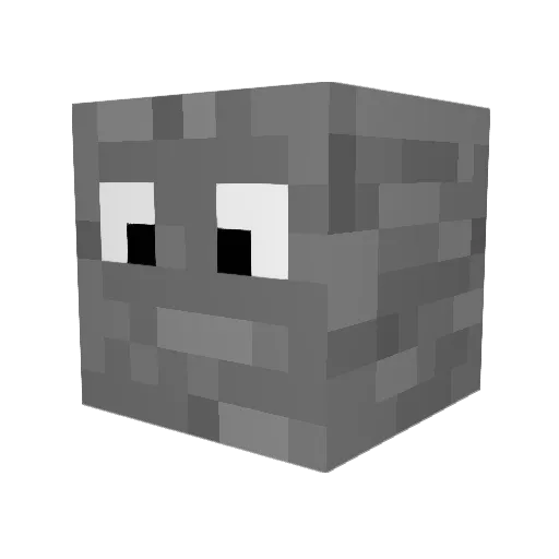 Micraz Minecraft avatar head, 3D render