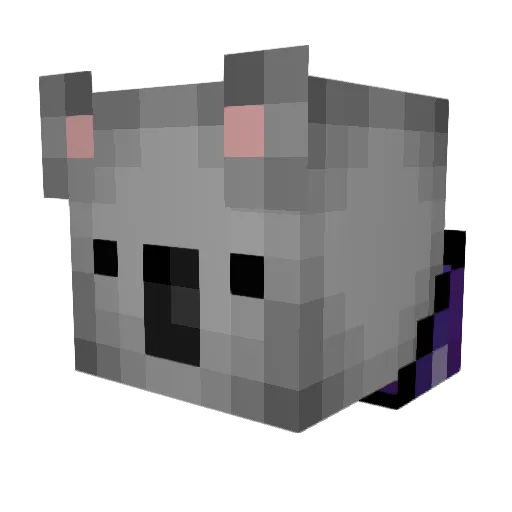 MicroBurrito1 Minecraft avatar head, 3D render