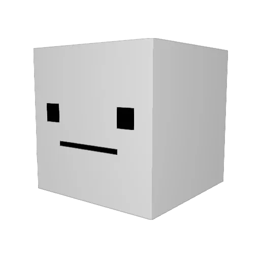 MicroGamer556 Minecraft avatar head, 3D render