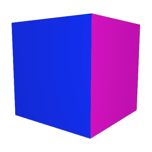 Microchipped Minecraft avatar head, 3D render