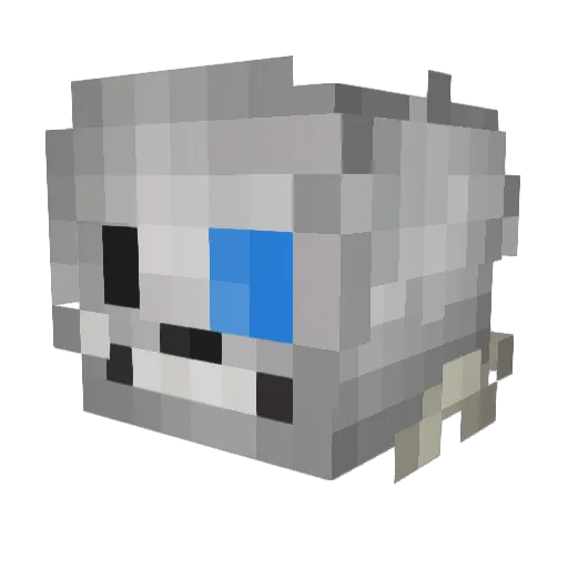 Micropickle862 Minecraft avatar head, 3D render