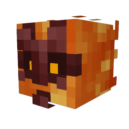 Micropyro13 Minecraft avatar head, 3D render